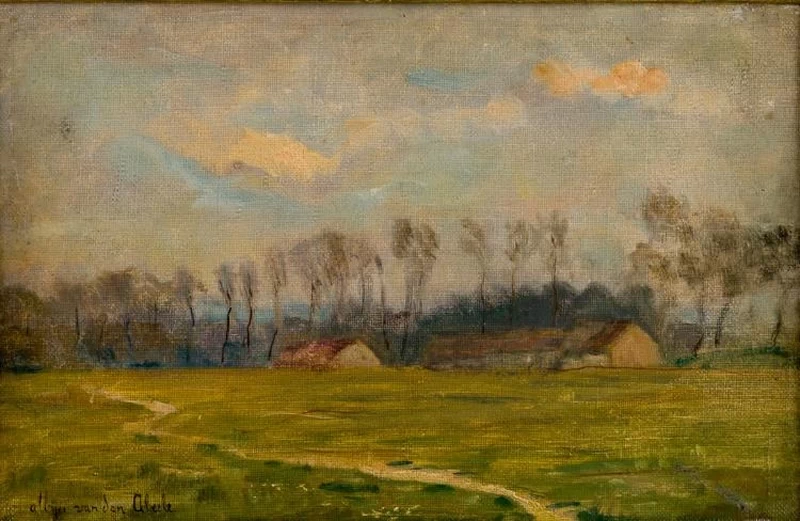 (Sint - Martens, Latem, 27 agosto 1835, Sint, Martens, Latem, 16 novembre 1918), Paesaggio con casa